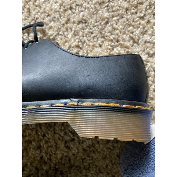 Dr Martins Air Wair men's black leather Oxford shoes size 7 - Picture 8 of 8